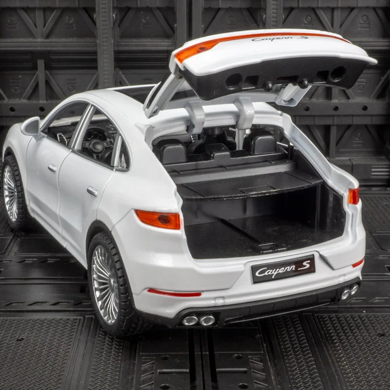 2021 New Diecast 1:24 Alloy Model Car Miniature Porsche Cayenne S Luxury  Suv Metal Vehicle For Children Christmas Boy's Hottoys -  Railed/motor/cars/bicycles - AliExpress