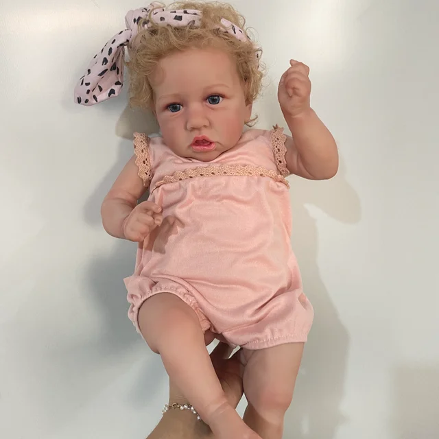 Recém-nascida Rosalie Baby Doll, pintada por artistas, Bebe realista,  boneca renascida para crianças, presentes de aniversário, 18 - AliExpress