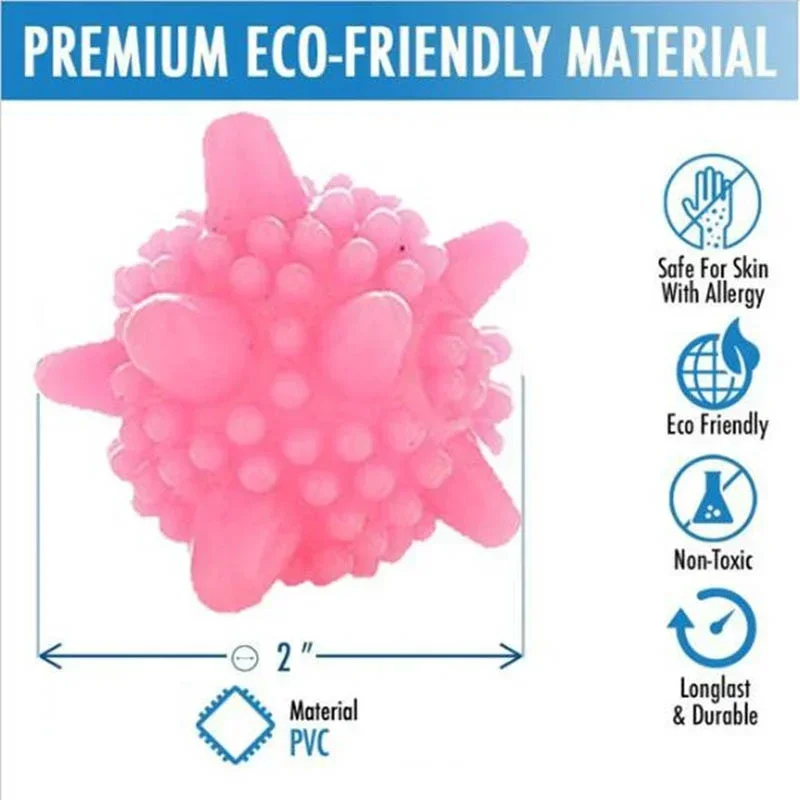 Laundry Ball Delysia King 10pcs Multicolor Decontamination Anti-Tangle Washing Machine Cleaning