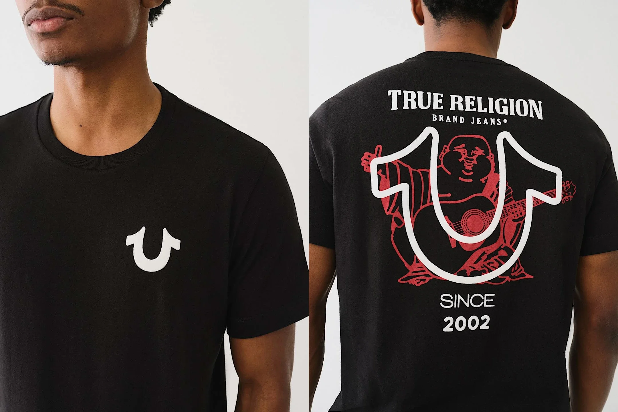 True Religion T-shirt Women Short Sleeves Men Vintage Casual Cotton Loose Graphic Crew Neck T-shirt Printed Oversized Top Tees cotton short sleeved shirt