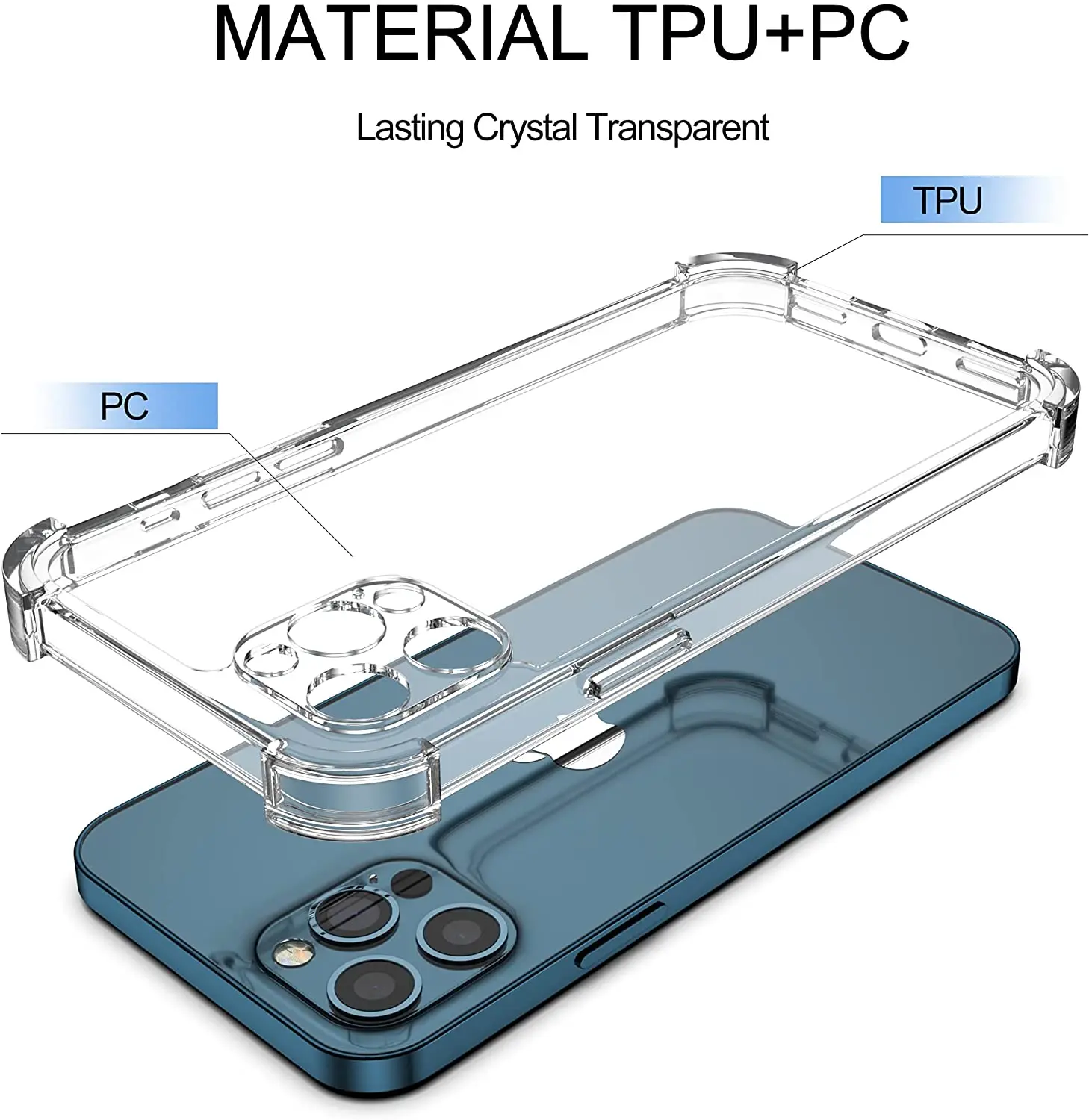 Protector Templado Cámara Para iPhone 15 Pro Max Plus Color