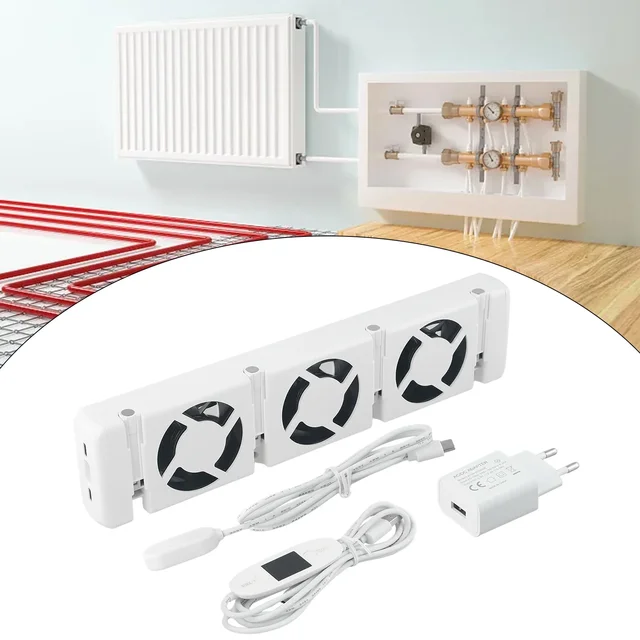 Radiator Fan Energy efficient Fan Heater with Improved Heat Distribution Suitable for Almost All Radiators 6