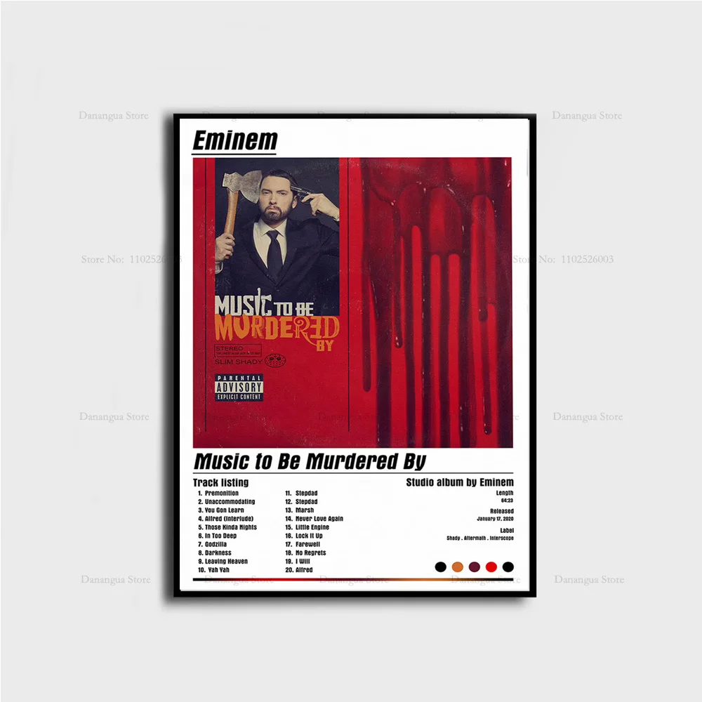 Eminem marshall matemadores ser assassinado por música estrela álbum capa  cartaz impressões arte da parede pintura imagem foto presente quarto  decoração de casa - AliExpress, image size:1000x1000
