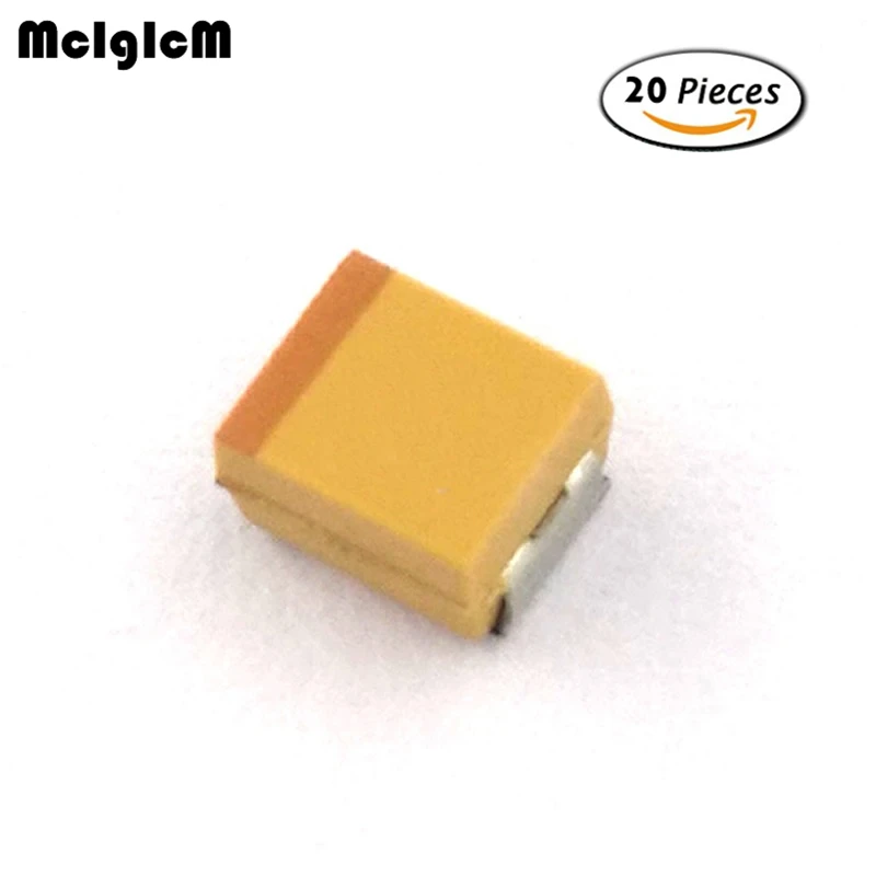 

Танталовый конденсатор MCIGICM 20 шт. B 3528 4,7 uF 25V SMD