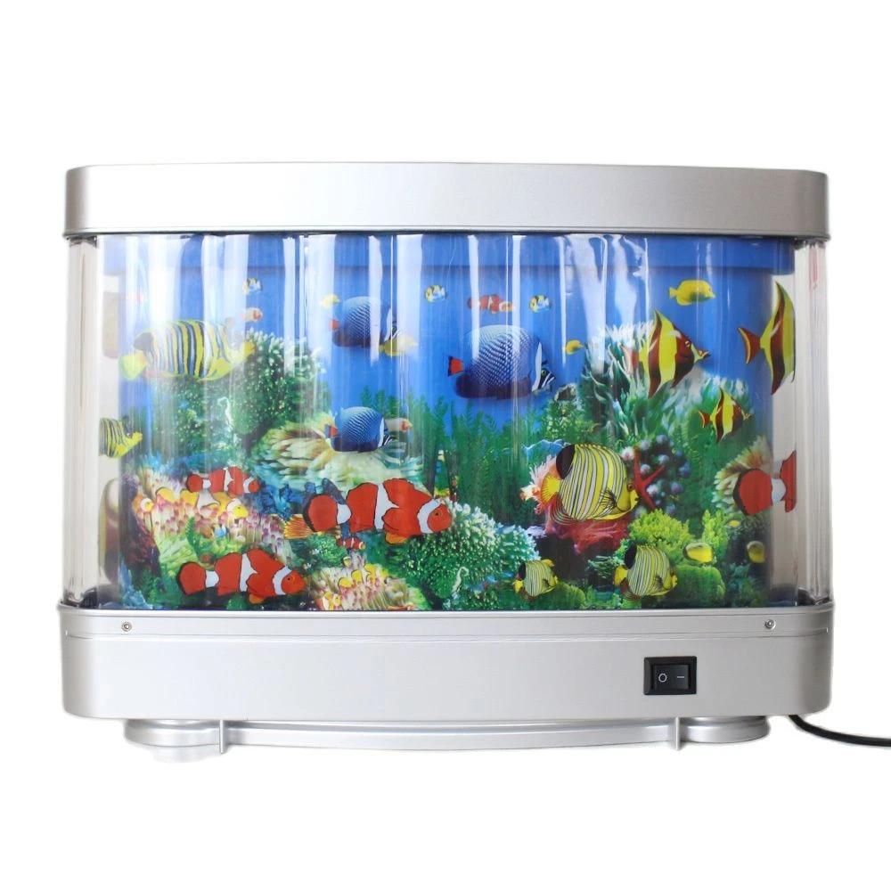 Lauw Omhoog Wonder Fake Fish Moving Picture Lamp Aquarium Motion Fish Night Light Gift Toy  Aquariums Tower Living Room Ocean Aquarium Fish Tank|Lightings| - AliExpress