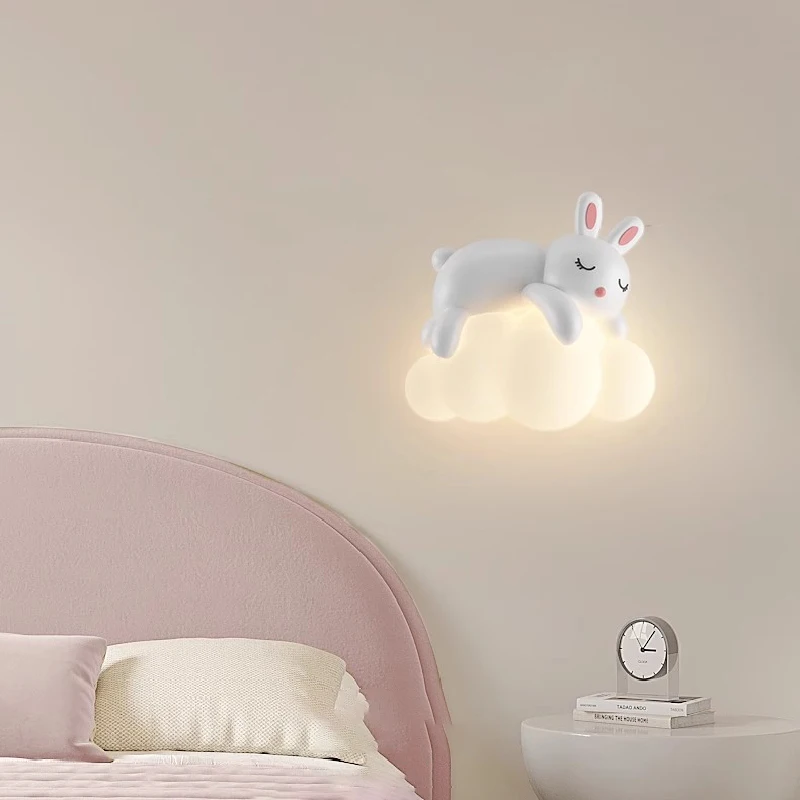 lying-on-the-clouds-rabbit-wall-lamps-cute-children's-room-lamp-modern-warm-princess-room-decor-girl-bedroom-bedside-wall-lights