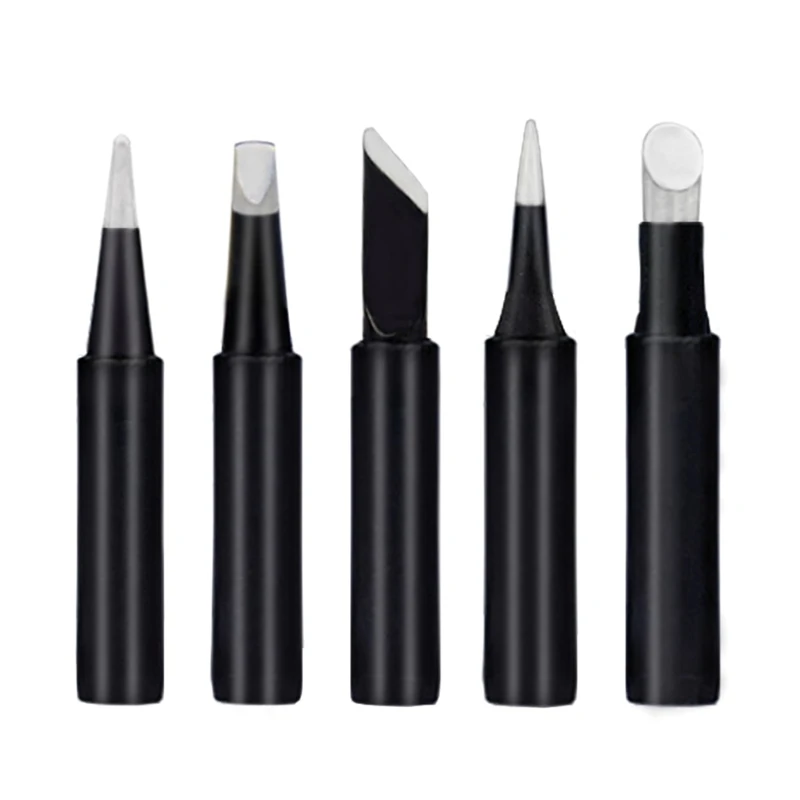 

5Pcs/set Soldering Solder Iron Tips Tip 900M-T for 933 376 907 913 951 898D 852D Dropship