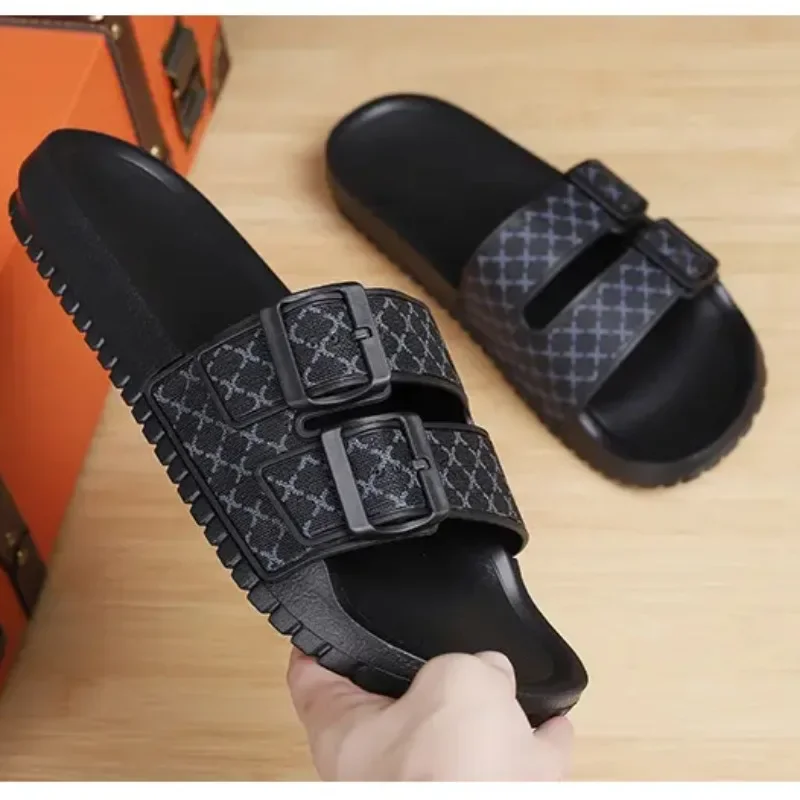 Soft Thick Sole Boken Shoes Summer Outwear Slippers for Men's Matte Cork Boken Sandals Anti Slip Slippers slippers soft slippers summer slippers
