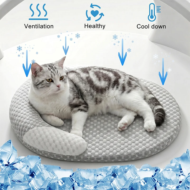 Kühlmatte Für Hunde Und Katzen Aus Eisseide Für Den Sommer_voghion.com