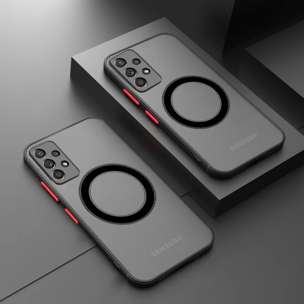 Luxury Magnetic Matte Shockproof Back Cover Case