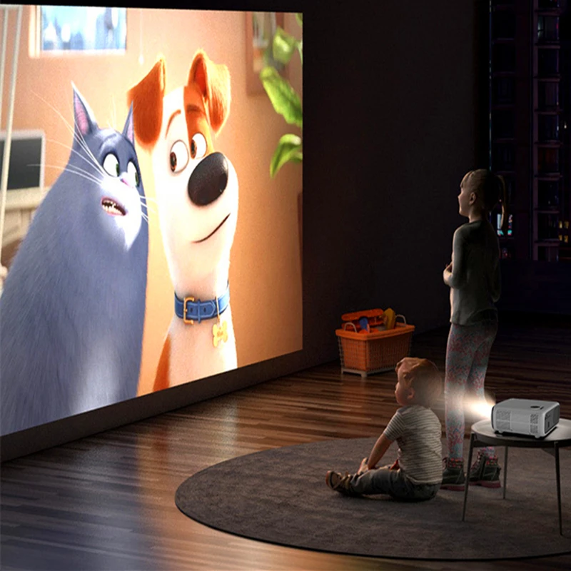 스마트 led DLP 미니 안드로이드 와이파이 LCD 비디오 프로젝터 A70 풀 Hd 1080p, 홈 시어터 4K 극장 플레이어 프로젝터, 인기 판매