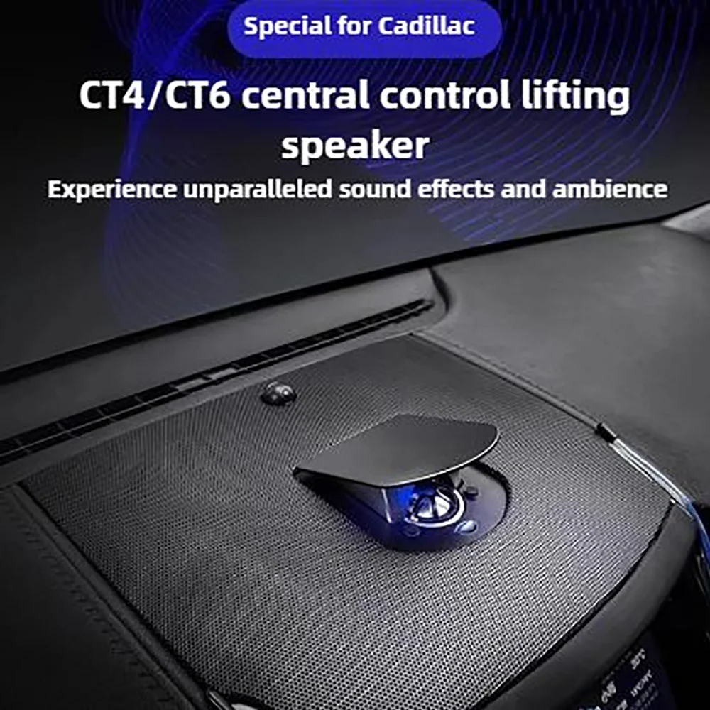 Car Sound Speakers for Cadillac CT4 CT6 Pop-up Tweeters Car Audio 32 Colors LED
