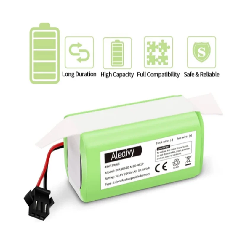 

18650 Battery 14.4V 3500mAh Sweeping robot battery Exzellenz 990 1090 Ecovacs Deebot N79S N79 DN622 Eufy Robovac 11S 12 35C X500