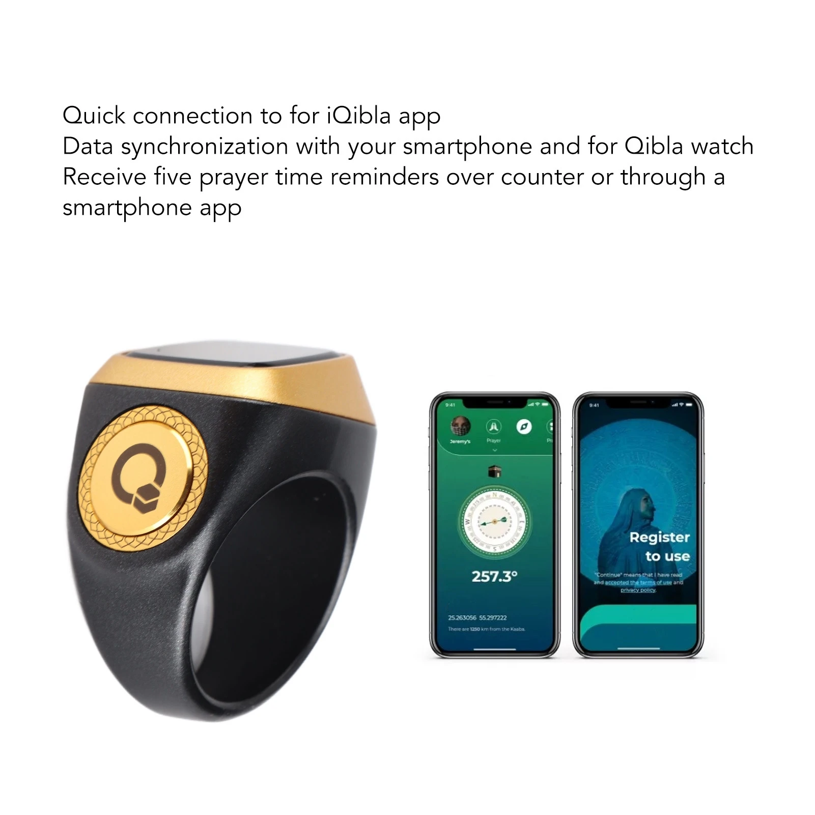 5 Prayer Time Reminder Device Digital Finger Counter With Bluetooth & 0.49" Screen - 5 Prayer Time Reminder, Tracks Counts To 100, Vibrates Portable Counter 5 Prayer Time Reminder Device Digital Finger Counter With Bluetooth & 0.49" Screen - 5 Prayer Time Reminder, Tracks Counts To 100, Vibrates Portable Counter