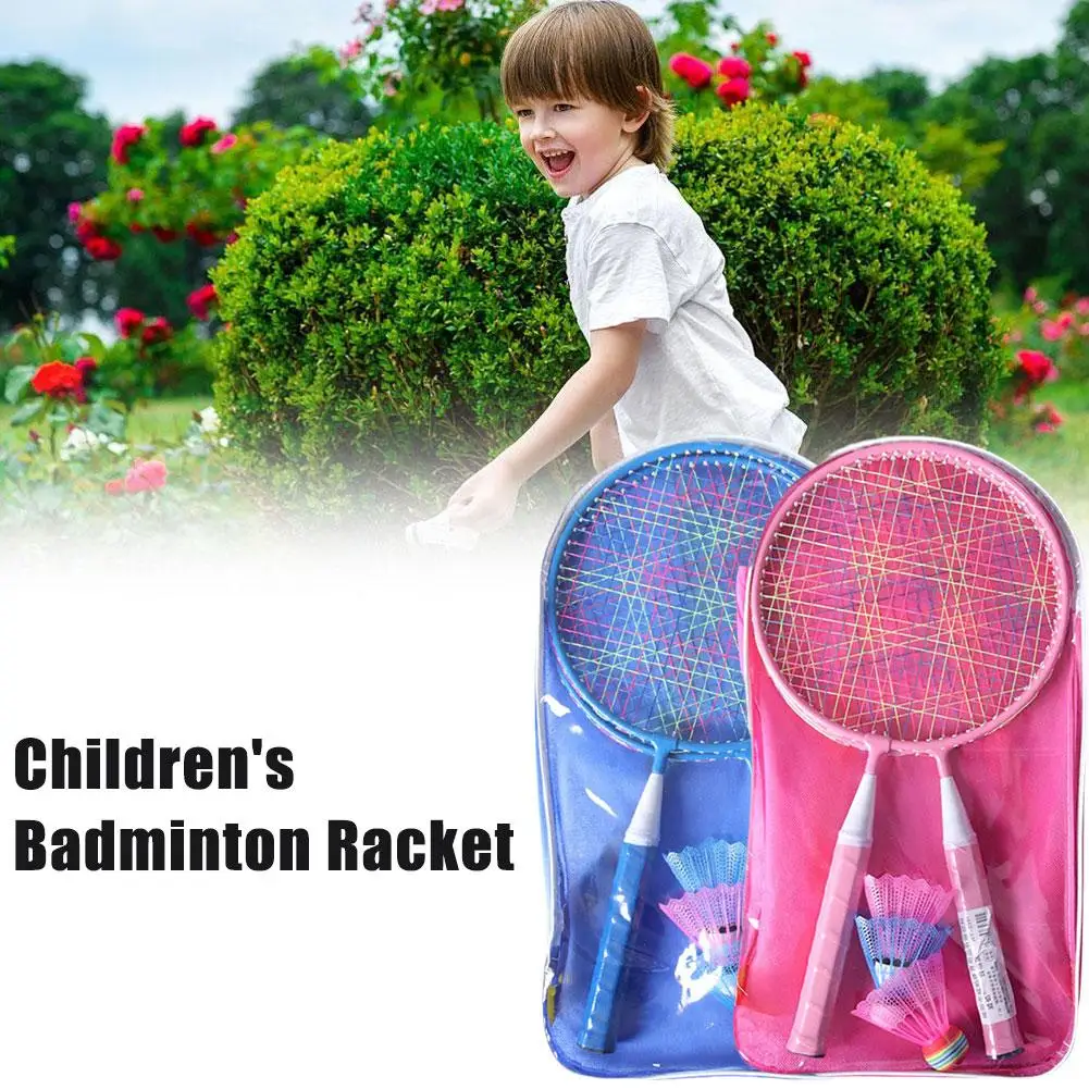 

1 Set Of Children's Tennis Racket Kids Plastic Badminton Rackets Game Props For Kindergarten Primary School I9N9