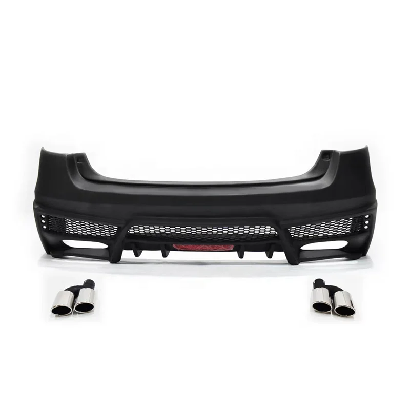 

Car Rear Bumper Kits For Mark X Reiz Body kit 2005-2009 To Black Pearl Style with Tail Throat bumpers