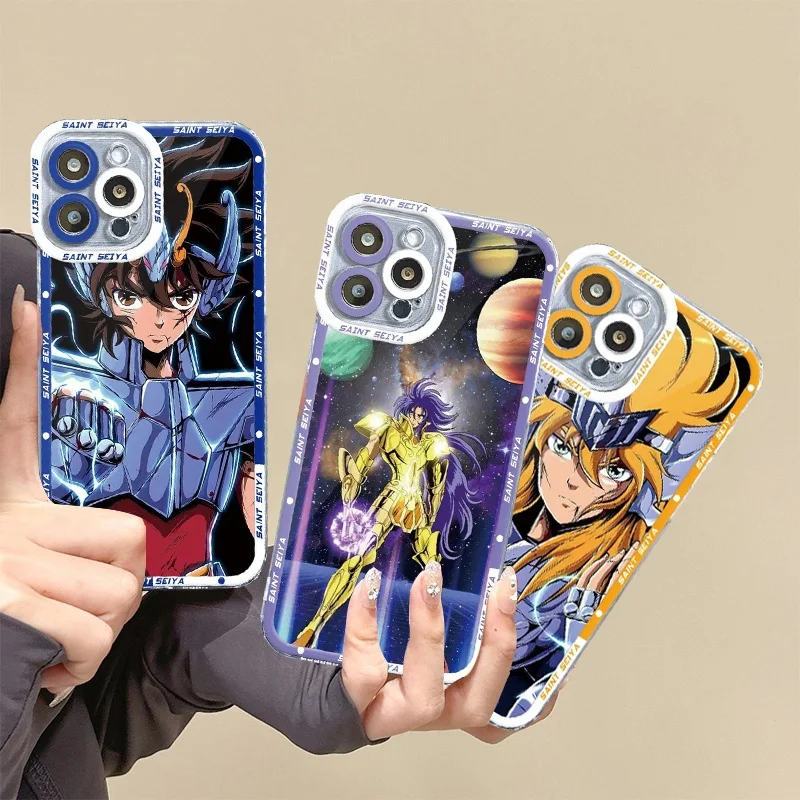 Anime Saint Seiya Clear TPU Phone Case