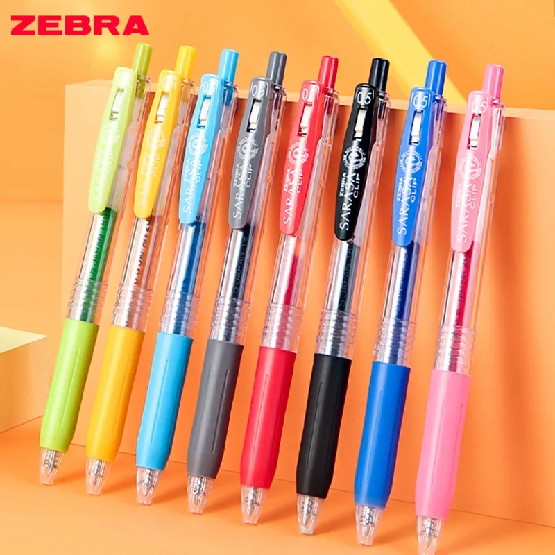 Zebar Japan Kawaii Gel Pens Press Stationery 0.5mm Colores Ink Ball-point pen Caneta канцелярия Boligrafo for School Office