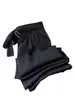High Waist Ice Silk Acetate Wide Leg Pants for Women Summer Loose Silk Satin long maxi Trousers Spring lace up plus size pants 1
