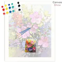 CHENISTORY Van Gogh Painting By Number Oil Picture On Canvas DIY Kits Acrylic Paint Flower Coloring By Number Home Decor Gift 2