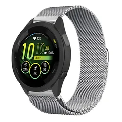 Elegant Milanese Mesh Strap, 20mm & 22mm, Stainless Steel Wristband - 22mm Watch Band (Silver)