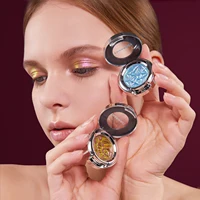Fard à paupières scintillant effet caméléon CHARMACY, haute pigmentation, couleur changeante, formule lisse et estompable, idéal pour les soirées 5