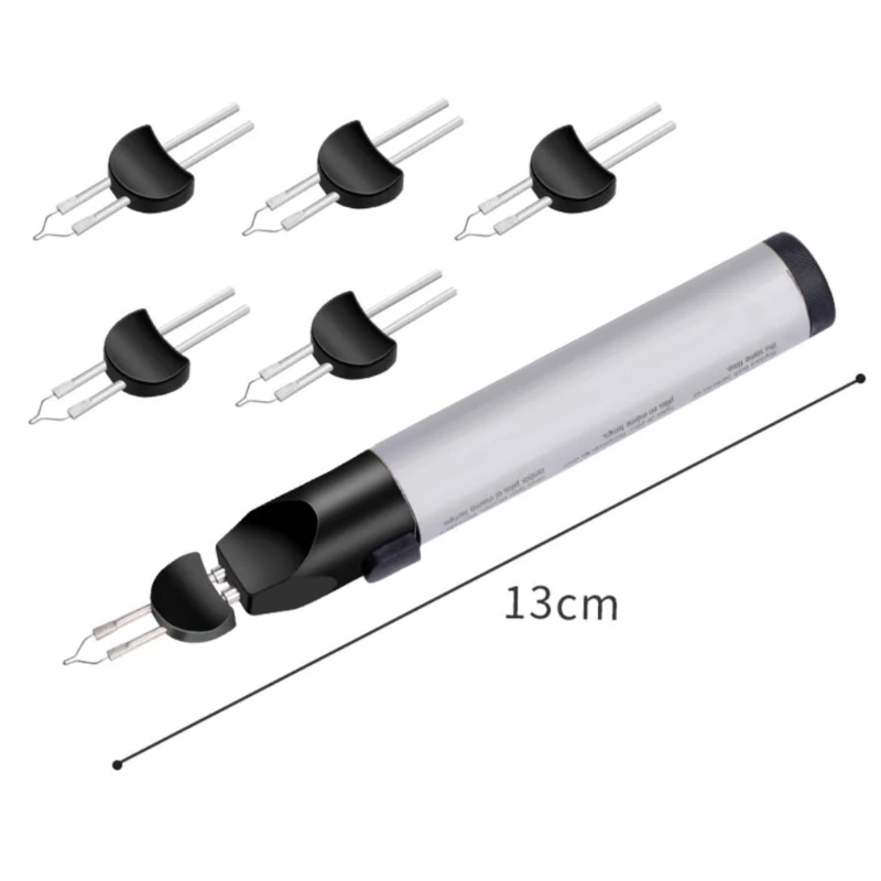 Thread-Burner Pen 5.11in Thread-Zap Push Button Burn and Melt Thread with One-Touch for Finishing Bead Weaving Stringing