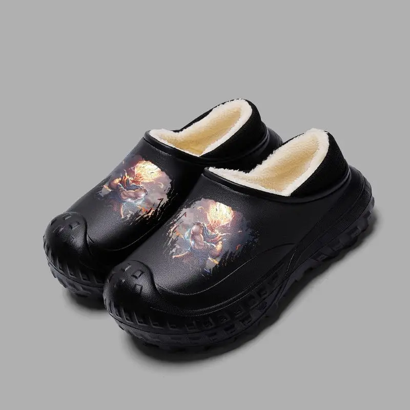 Dragon Ball Goku Baumwoll-Hausschuhe, neue Winter-Plüsch-warme Baumwollschuhe für Studenten, Paare, wasserdicht und schmutzabweisend, Geburtstagsgeschenk – Detail 8