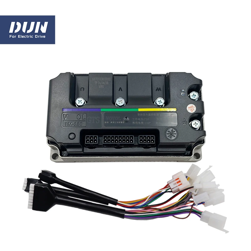 

DUN/VOTOL EM-180 GTS 72V 160A DC Peak 250A Sine Wave Controller for QS Mid Drive Motor or QS Hub Motor