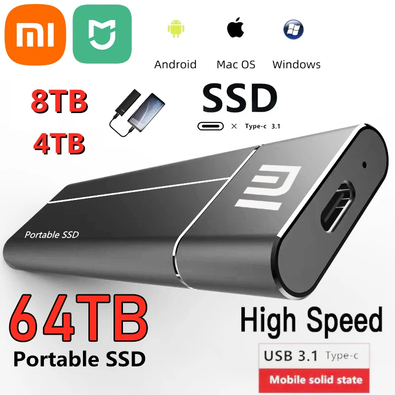 Xiaomi-MIJIA-Portable-SSD-High-Speed-SSD-1TB-2TB-4TB-16TB-External-Hard ...