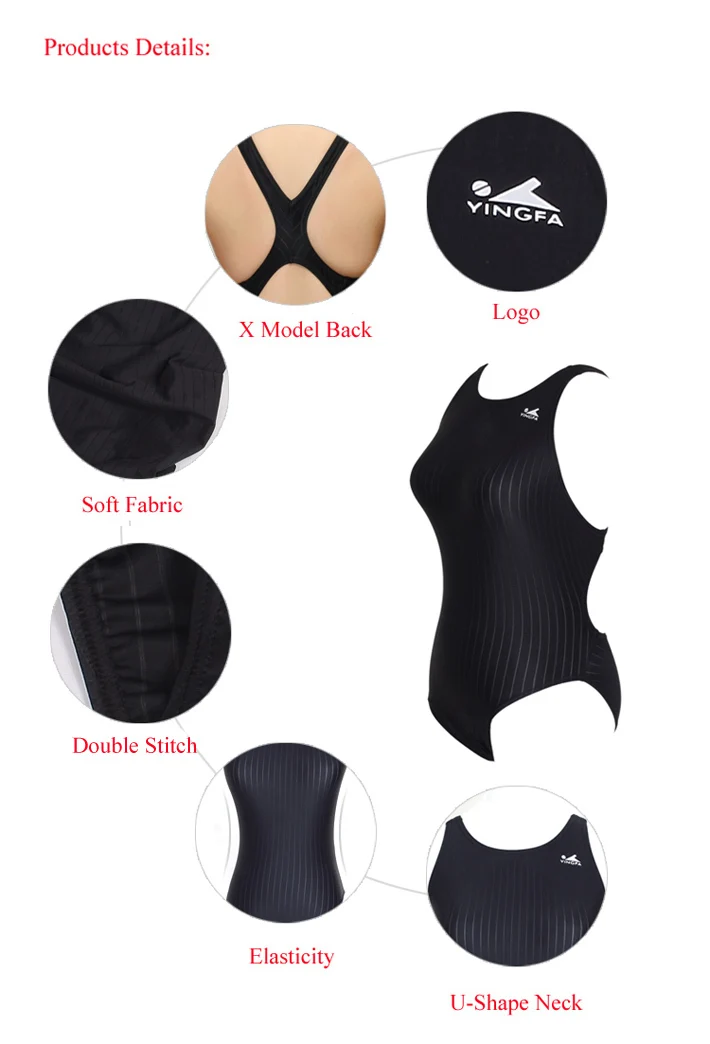Yingfa 922 Swimwear Women Racing Competitive Swimsuit Girls Training Professional Swimming Suit Kids Girls Bathing Suits