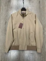 DIKU 2025 men's standing collar spliced wool collar men's business casual pilot jacket jacket with smooth and delicate touch m-3 1