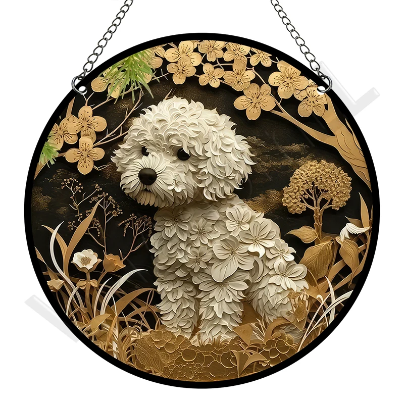 Description Picture 5 of itemRetro Window Acrylic Board Vintage Home Wall Art Mural Acrylic Sign Suncatcher Acrylic Sheet Room Decor Garden Decoration Plate