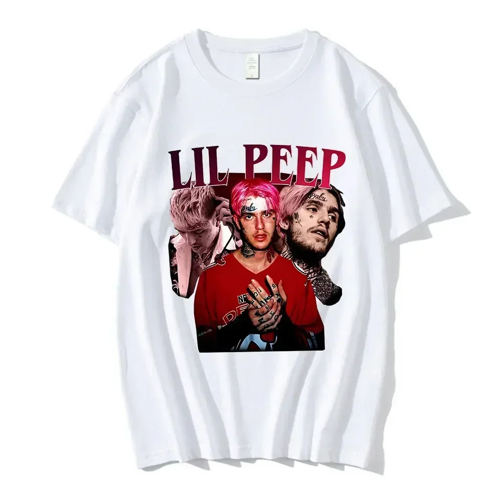 Lil Peep Rap Graphic Print T-shirt Funny Vintage Hip Hop T Shirt Fashion Design Casual Short Sleeve T-Shirts Gothic Streetwear 5
