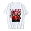 Lil Peep Rap Graphic Print T-shirt Funny Vintage Hip Hop T Shirt Fashion Design Casual Short Sleeve T-Shirts Gothic Streetwear 5