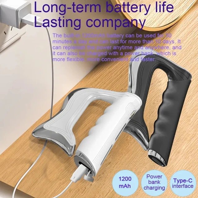 3 Levels Electric Guasha Scraper EMS Muscle Therapy Massager IASTM Massage Tool Adjustable Speed Deep Muscle Fascia Massager 3