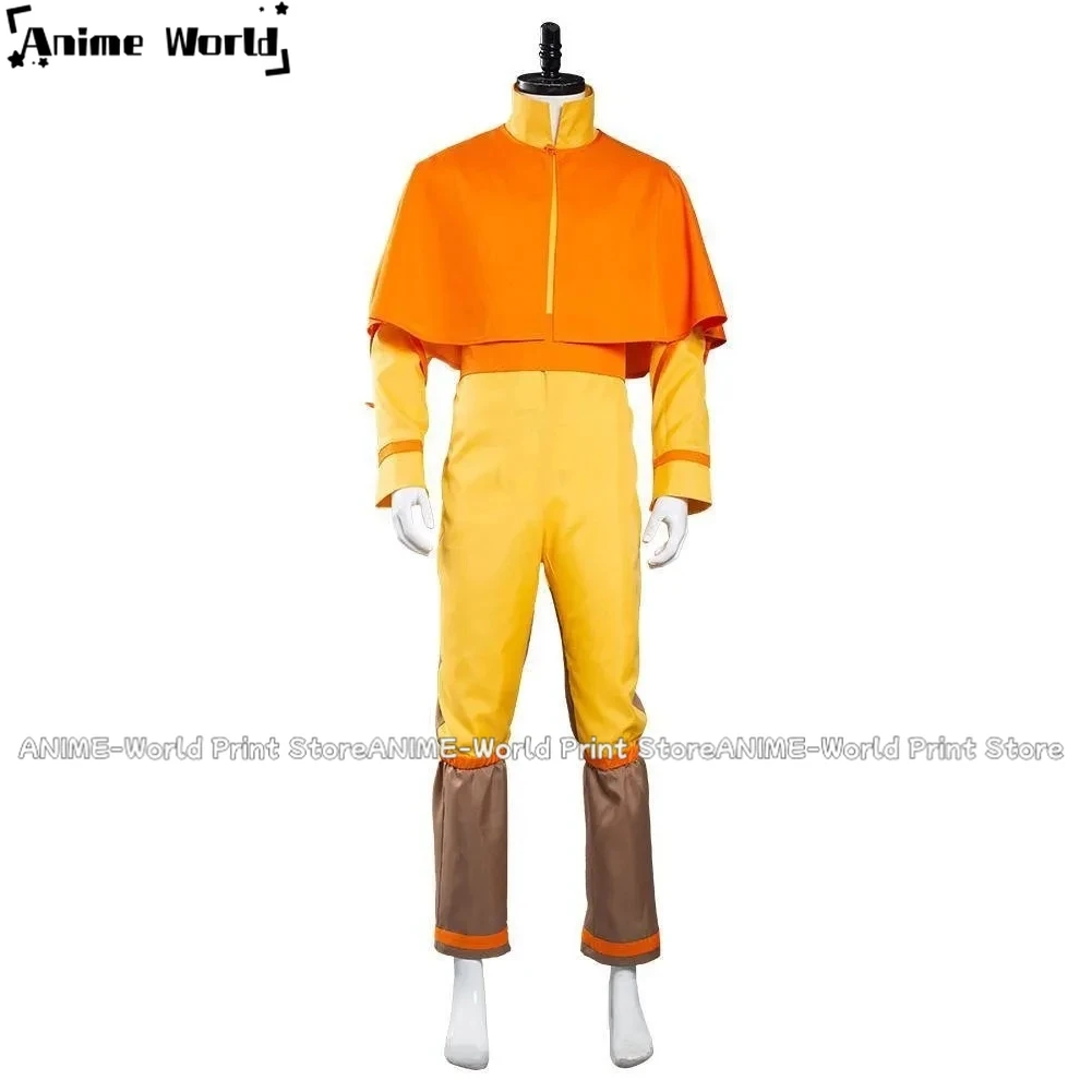 

《Custom Size》Aang Jumpsuit Outfits Halloween Carnival Suit Cosplay Costume