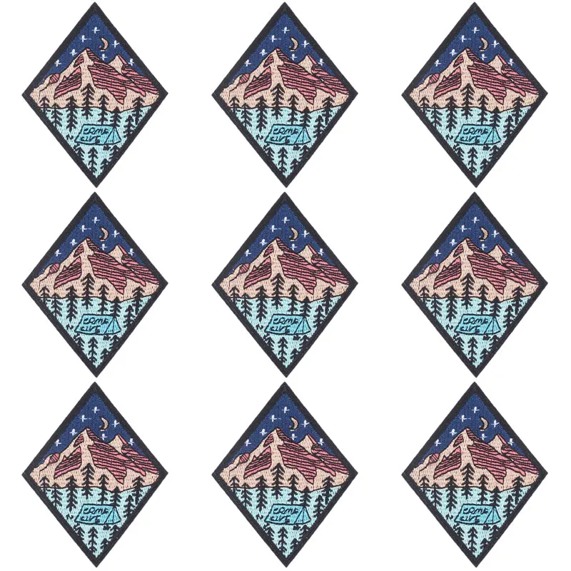 

10 pcs/lot Wholesale Embroidery Patch Iron On Patches For Clothing Thermoadhesive Patches On Clothes Decor Applique Sew Supplies