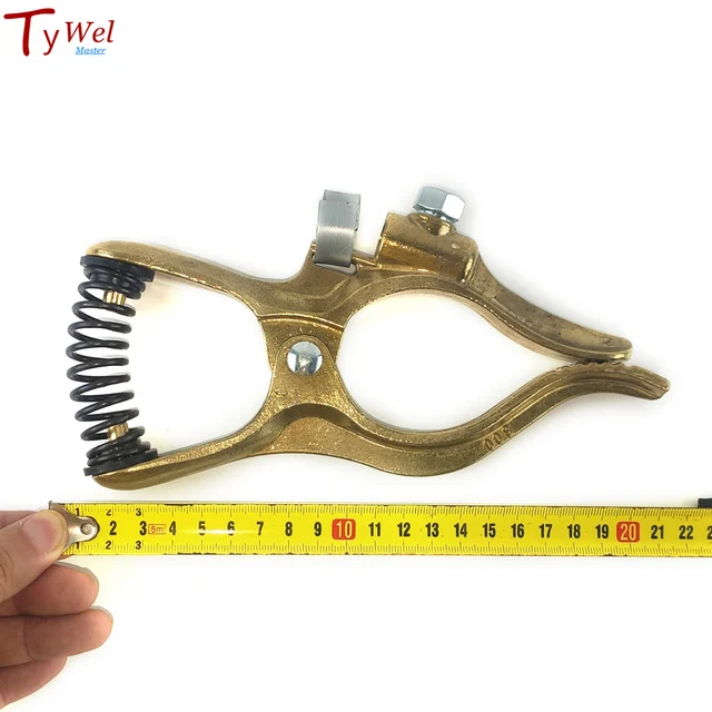 Set Morsetti Di Terra E Porta Elettrodi Per Saldatura MMA - 400 AMP, Tipo Twist, Professionale - Foto 2