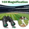 10x50 Binoculars FMC Coating Telescope Bak4 Prism IPX4 Waterproof Portable For Camping Hiking Concert Bird Watching Hunting 5