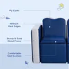 Kids Sofa Set 2-in-1 Multi-Functional Toddler Table Chair Set 2 Seat Couch Storage Box Soft Sturdy ，15.75"D x 31.5"W x 19.75"H 6