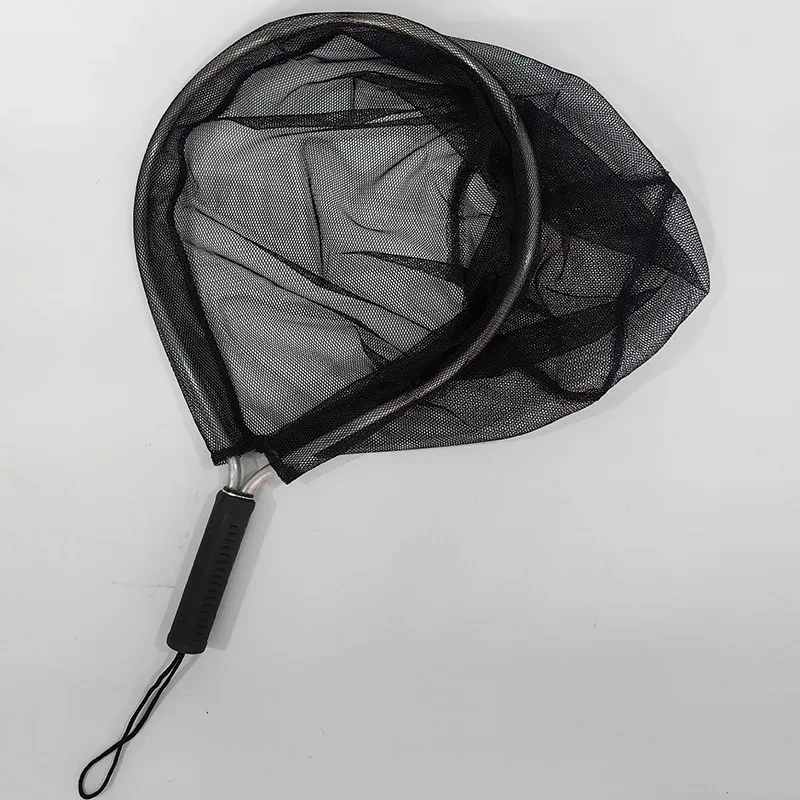 Hot Sale Fishing Accessories Fly Fishing Goods Landing Net with Corrosion Resistant Handle Knotless Mesh Gift for Friends Family