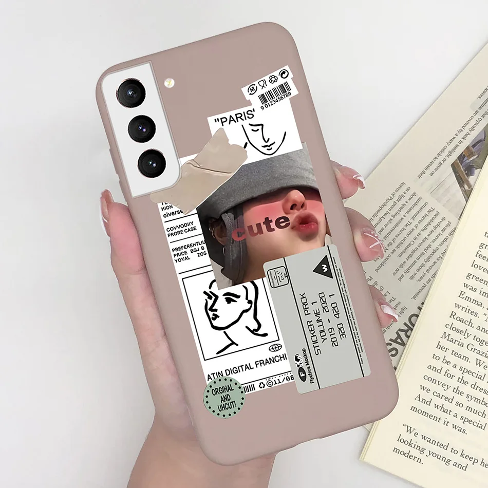 thumbnail image 1 of Phone Case For Samsung Galaxy S21 S 21 FE Plus Ultra Butterfly Heart Girl Soft Silicone Back Protector Cover For GalaxyS21 Funda, 1 of 5