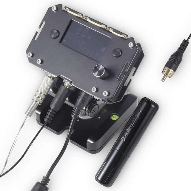 ワイヤレスタトゥーマシン電源,プロフェッショナルデジタルLCD