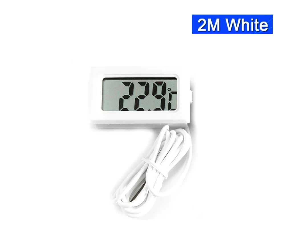 Waterproof LCD Digital Thermometer with Wide Temperature Range and Outdoor Probe