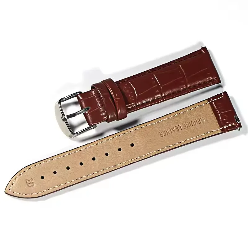 Premium Genuine Leather Quick Release Watch Strap - Multiple Sizes Available