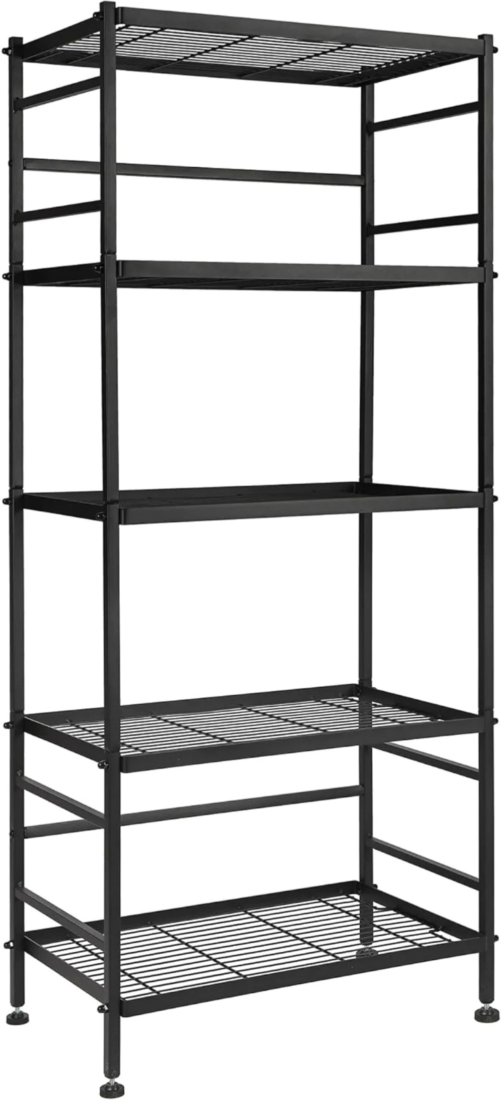 

5-Wire Shelving Metal Storage Rack Shelves, Standing Storage Shelf Units for Laundry Bathroom Kitchen Pantry Closet