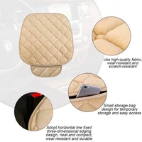 1pc Car  Winter Universal Warm Seat Cover Cushion Anti-slip Front Chair Seat Breathable Pad Car Seat Protector for Cars 2