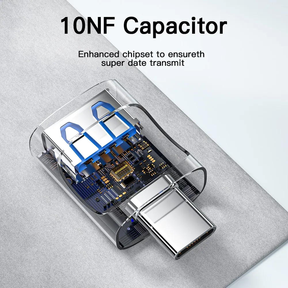 OTG Adapter Type C To USB Micro USB To Type C For Macbook Xiaomi HUAWEI Samsung Connector