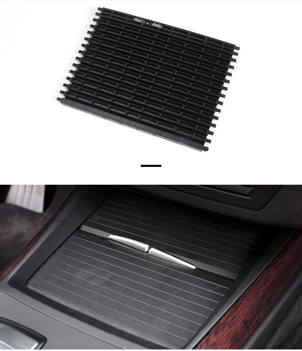NEUE-Für BMW X5 X6 E70 E71 E72 2007-2014 Innen Zentrale Konsole Wasser Trinken Halter Abdeckung tasse Halter Zipper Tasse Halter Pull Plat – Detail 6
